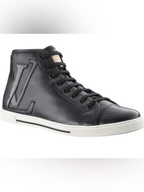 Louis Vuitton Black and White Men's Sneakers